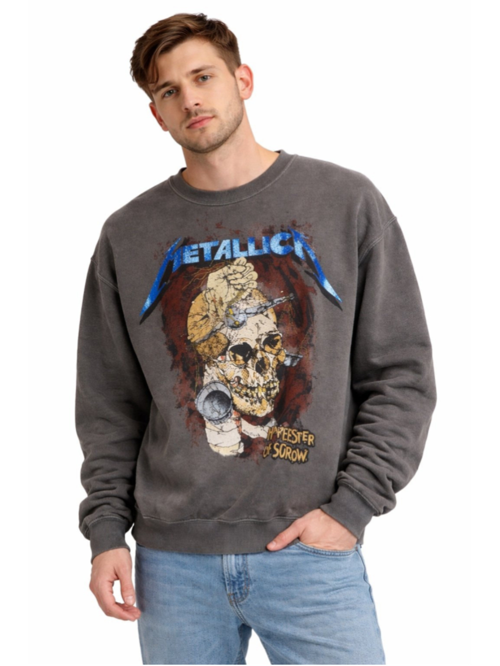 Metallica Tour 1988 Sweater Look At Pic Runs Big Rock Gear